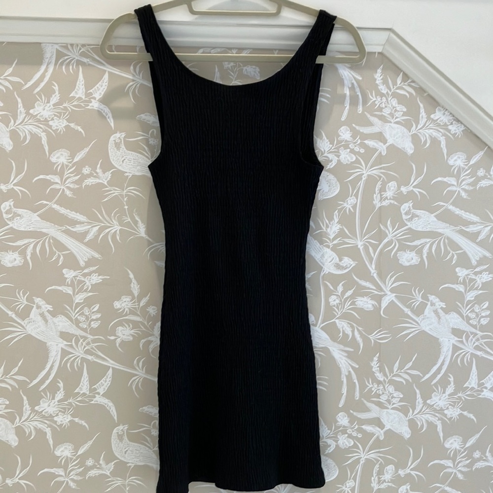 Motel body-con black dress XS NWT
